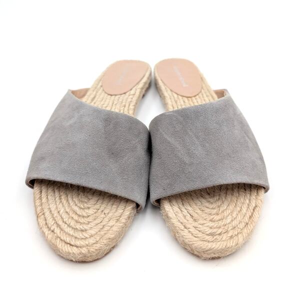 Charles David Stance Women's Espadrille Slide Sandal Gray Size US9M EU40 - Picture 2 of 11
